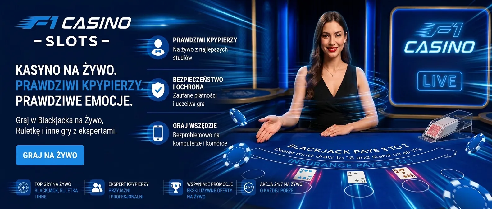 Bonusy w kasynie online F1 Casino dla graczy z Polski – recenzja